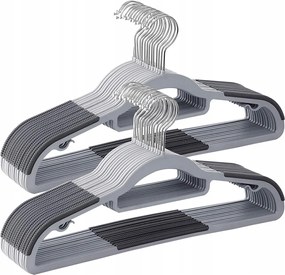 Ruhaakasztó szett 30 db-os csúszásgátló műanyag