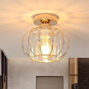 E27 Függő Mennyezeti Lámpa Arany Csíllár Hálószobába, Konyhába, Modern