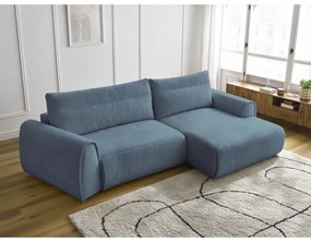 Kék sarokkanapé Aden – Bobochic Paris