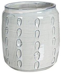 NAXOS fehér terracotta váza