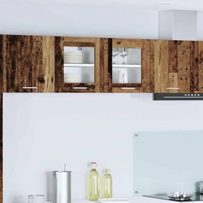 Függő szekrény Riga 2 pcs Öreg fa 40 x 31 x 40 cm Faanyag