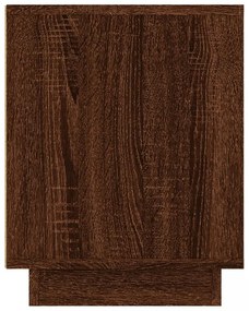 barna tölgy színű szerelt fa TV-szekrény 102x35x45 cm