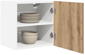 Függő szekrény Riga Artisan tölgy és fehér 40 x 31 x 40 cm