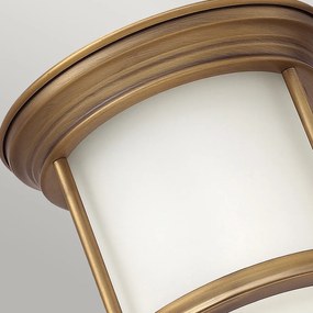 Quintiesse HADRIAN QN-HADRIAN-MINI-F-BR-OPAL Süllyesztett mennyezeti lámpa 1x60W/E27 IP44