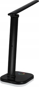 LED RGBW dimmelhető asztali lámpa vezeték nélküli töltéssel LED/7W/5V USB fekete