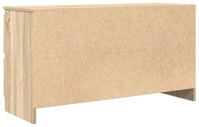 sonoma tölgy színű szerelt fa TV-szekrény 100x35x54 cm