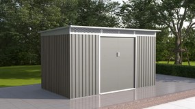 Kerti ház G21 GRAH 700 - 340 x 206 cm, metál szürke