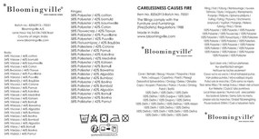 Pamutkeverék díszpárna 45x45 cm Eydis – Bloomingville