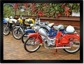 Poszterek keretben 40x30 Antik motorkerékpárok