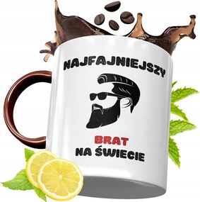 Bordó Bögre Testvérnek Születésnapra Ajándék fényképes nyomattal