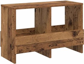 vidaXL Magazin állvány Öreg fa 68,5 x 30 x 45 cm