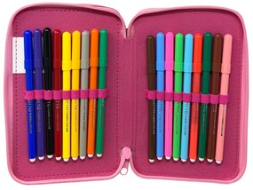 Disney Lilo és Stitch, A csillagkutya Pink Wave tolltartó töltött 3 emeletes