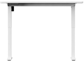 Elektromosan állítható magasságú íróasztal iskolakezdéshez, ülő-/állómunkához 120x60cm fehér LVN System Control