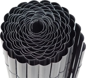 Kerti térelválasztó, fekete, 300x100 cm, ABEO