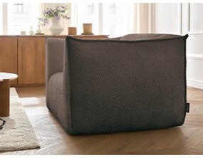 Barna buklé fotel Giorgia – Bobochic Paris