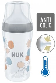 Baba cumisüveg NUK Perfect Match Temperature Control 260 ml szürke