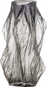 Bloomingville Tulla Üveg Váza Virágokhoz 32 cm Szürke