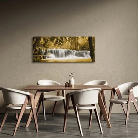 Kép - Vízesés, vintage (120x50 cm)