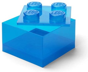 Kék műanyag gyerek tárolódoboz 25x25x18 cm – LEGO®