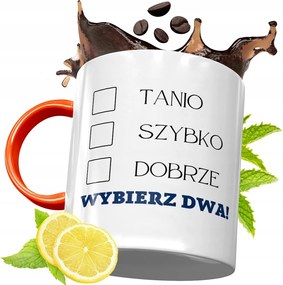 Narancssárga Bögre Dolgozónak Ajándék fényképes nyomattal