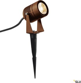 SLV 1002203 SPIKE Kültéri Növényvilágító Lámpa Rozsdás LED IP55