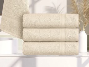 CLARYSSE ELEGANCE törölköző 70x140 cm krémszínű, 100% pamut