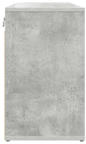 Cipősszekrény polcokkal Beton szürke 77.5 x 30 x 51 cm Faanyag