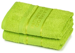 4Home Bamboo Premium törölköző, zöld, 30 x 50 cm, 2 db-os szett