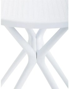 Kerti Műanyag Asztal, Fehér. DT-X7007 WT