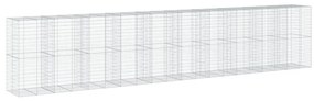 horganyzott vas gabion kosár fedéllel 1000 x 100 x 200 cm