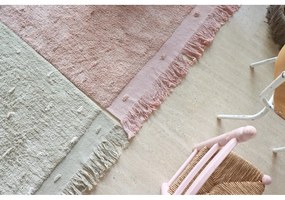 Világoszöld mosható kézi szövésű pamut szőnyeg 140x200 cm Woods Symphony Olive – Lorena Canals