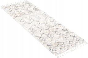 Járdaszőnyeg Shaggy Aztec 80x300 rojtos Boho w30