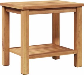 vidaXL Dohányzóasztal Barna 50 x 35 x 45 cm Tömör tíkfa