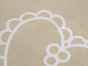 Pamut párnahuzat DEAMON POLY 45x45 cm, bézs