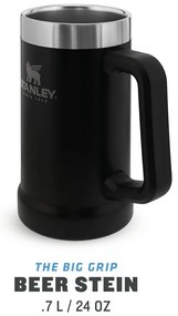 Fekete termobögre 700 ml The Big Grip Beer Stein – Stanley