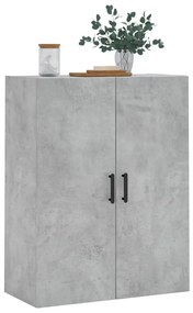 betonszürke fali szekrény 69,5x34x90 cm