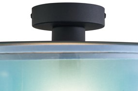 Gyerekszoba mennyezeti lámpa kék színben Bulbyval - Harrie meets Bulby