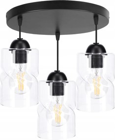 Mennyezeti függőlámpa Loft 3 csillár mennyezeti lámpa nappali led