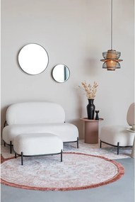 Krémszínű puff Hocker Polly – White Label