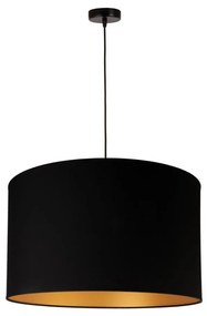 Duolla - Csillár zsinóron ROLLER 1xE27/40W/230V átm. 45 cm fekete