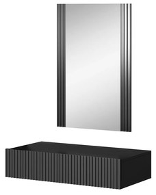 Fésülködőasztal Teldaruna Grey (antracit) (tükörrel). 1106147