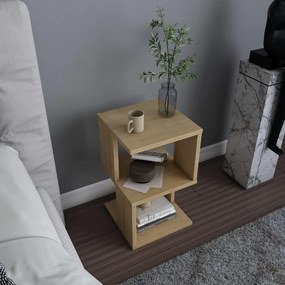 Éjjeliszekrény 29x29x49 cm barna fehér FUR1876-3