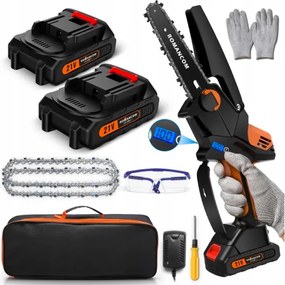 hordozható akkumulátoros láncfűrész kis fűrész 800