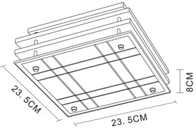 Globo 48089 - Mennyezeti lámpa 1xE27/60W