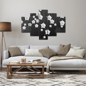 Kép - virágok az ágakon (150x105 cm)