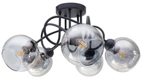 Felületre szerelhető csillár LATIL 5xE27/60W/230V fekete