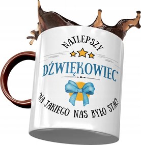 Bordó Bögre Hangosítónak A Legjobb Hangosító Nyomtatott Fotóval