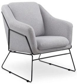 Világosszürke relax fotel HAMAR 2