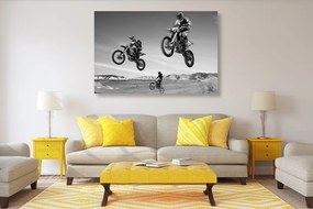 Kép motorosoknak fekete-fehér kivitelben