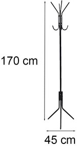 Állófogas LRA-04 fekete